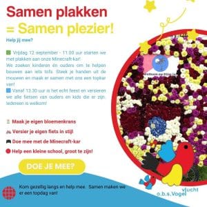 Help jij mee ( bouwen aan de kar van OBS Vogelvlucht) ?